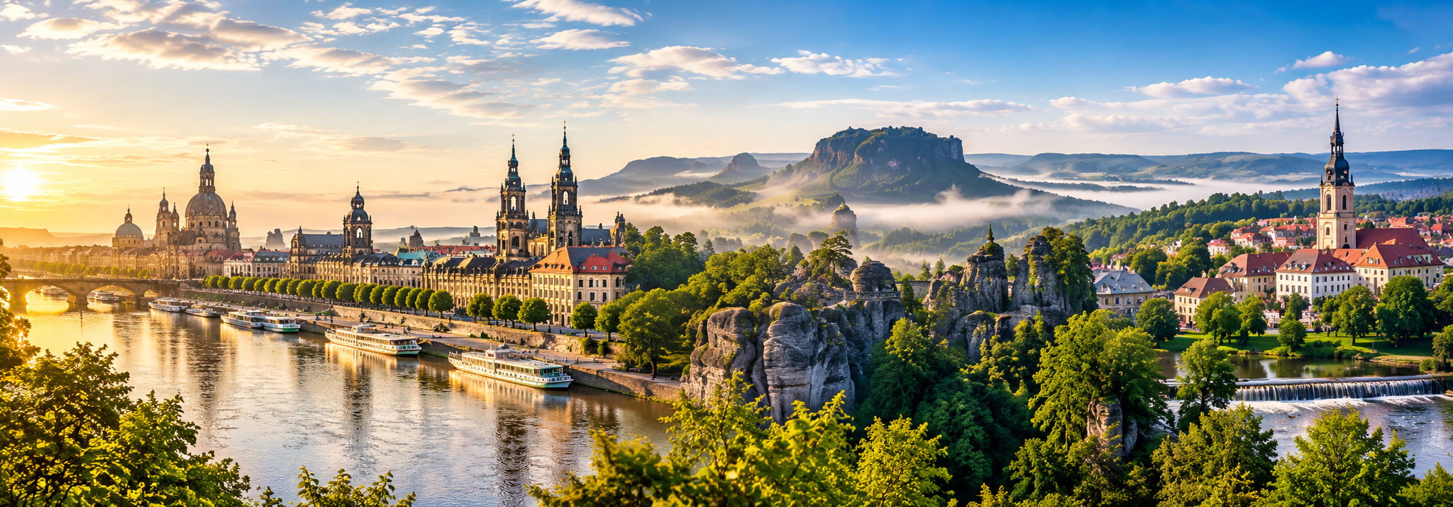 Dresden, Sächsische Schweiz und Region Heidenau